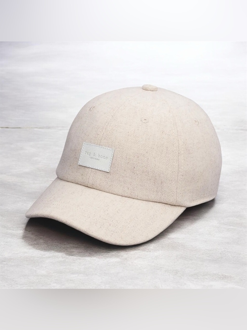 rag & bone Addison Wool Baseball Cap